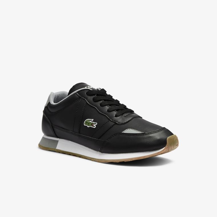 Lacoste Partner Tekstil Sneakers Sort | XKWvl968