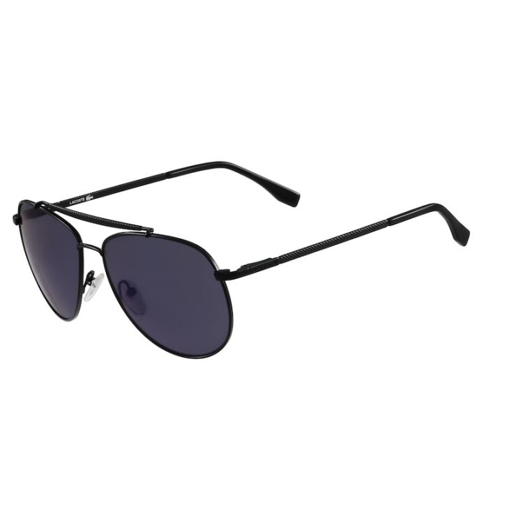 Lacoste Pilot Shape Sunglasses Sort | 7p3nVZpu