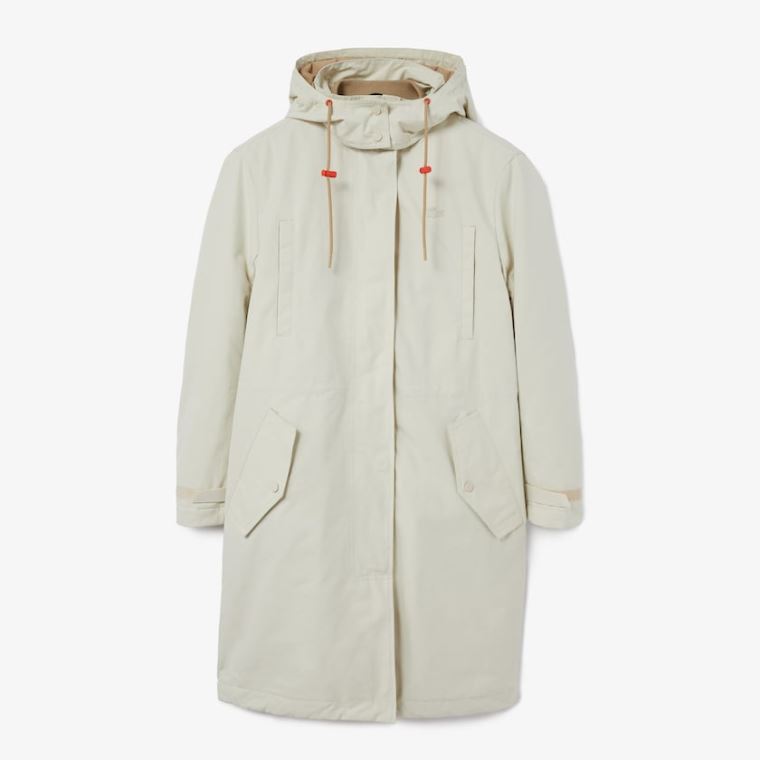 Lacoste Quilted Interior Jacket 2-in-1 Parka Beige | q7Qobaol