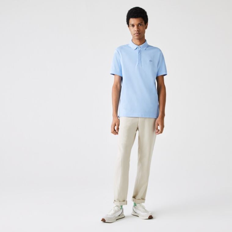 Lacoste Regular Fit Paris Polo Blå | I1z8NZM2