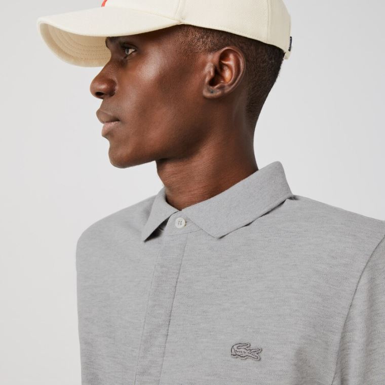 Lacoste Regular Fit Paris Polo Grå | 2joBNQga