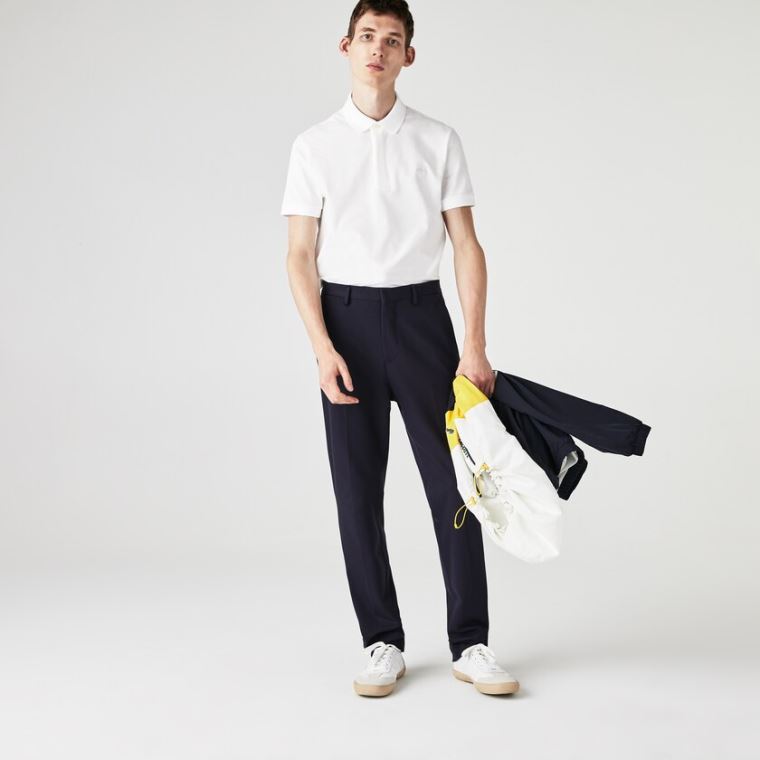 Lacoste Regular Fit Paris Polo Hvide | j8QVHfHW