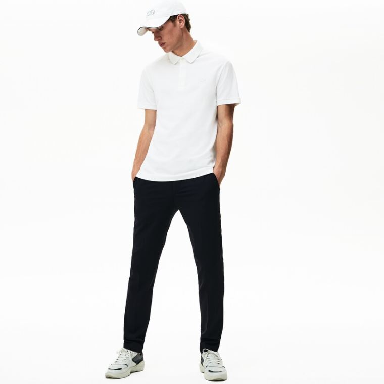 Lacoste Regular Fit Paris Polo Hvide | j8QVHfHW