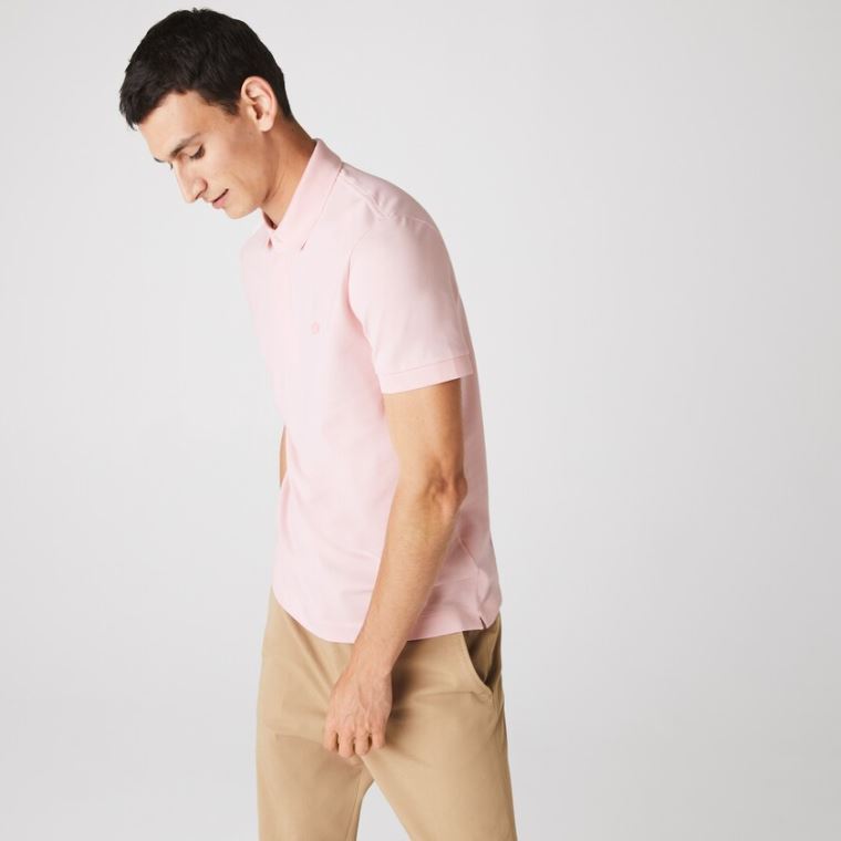 Lacoste Regular Fit Paris Polo Lyselyserød | U2LmMctD