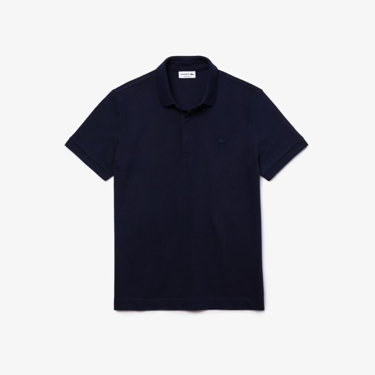 Lacoste Regular Fit Paris Polo Mørkeblå Blå | vXOP4VCo