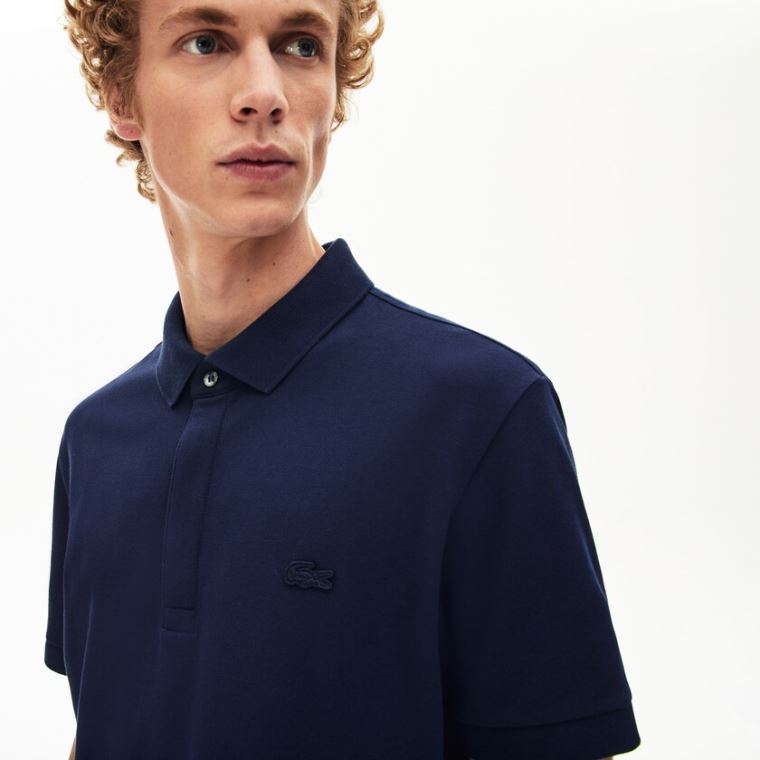 Lacoste Regular Fit Paris Polo Mørkeblå Blå | vXOP4VCo