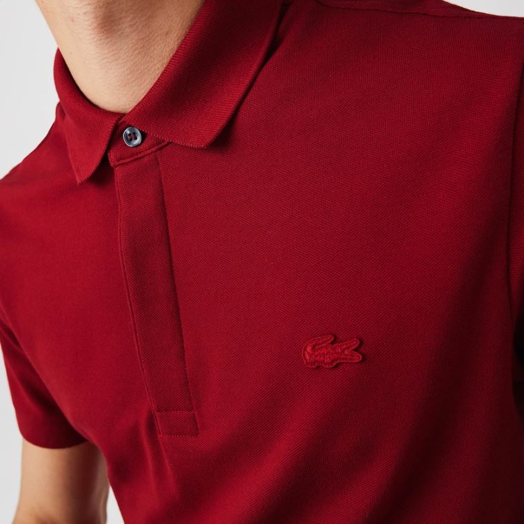 Lacoste Regular Fit Paris Polo Mørkerød | XXLmoRh6