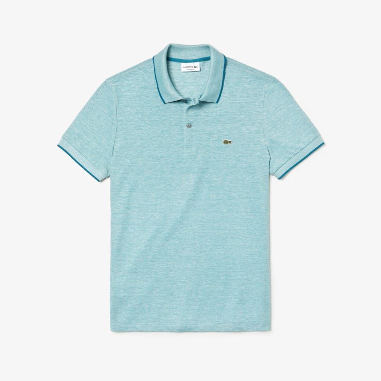 Lacoste Regular Fit Piqué Polo Shirt Blå | 0k9Wvme6