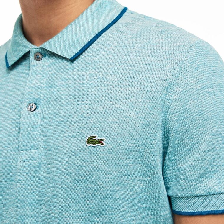 Lacoste Regular Fit Piqué Polo Shirt Blå | 0k9Wvme6