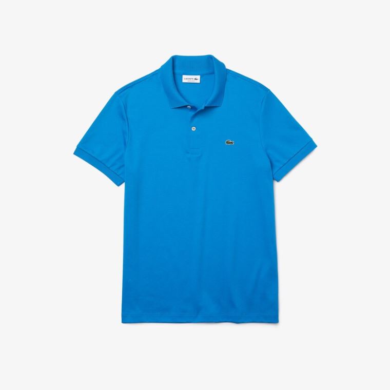 Lacoste Regular Fit Soft Bomulds Polo Blå | BudK8ijR