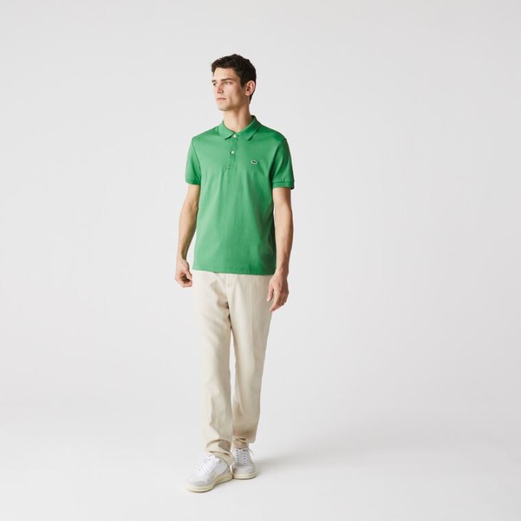 Lacoste Regular Fit Soft Bomulds Polo Grøn | ZzaaHOXi