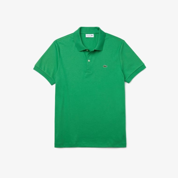 Lacoste Regular Fit Soft Bomulds Polo Grøn | ZzaaHOXi