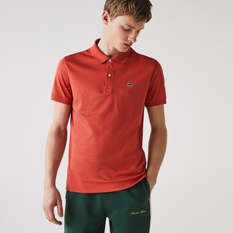 Lacoste Regular Fit Soft Bomulds Polo Rød | nIJJSDYt