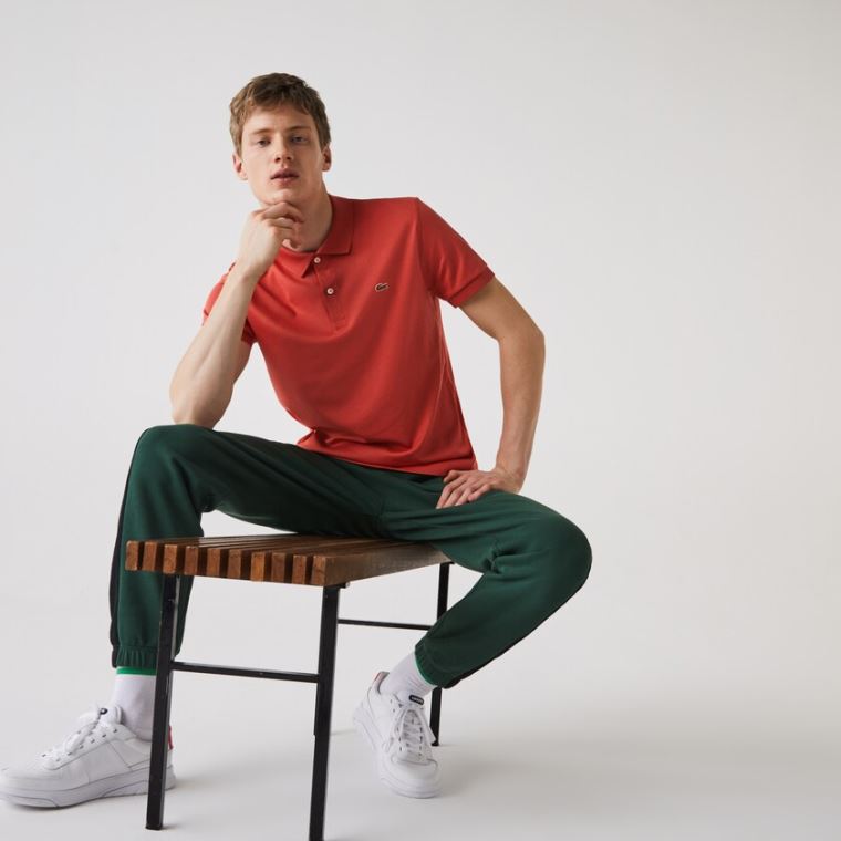 Lacoste Regular Fit Soft Bomulds Polo Rød | nIJJSDYt