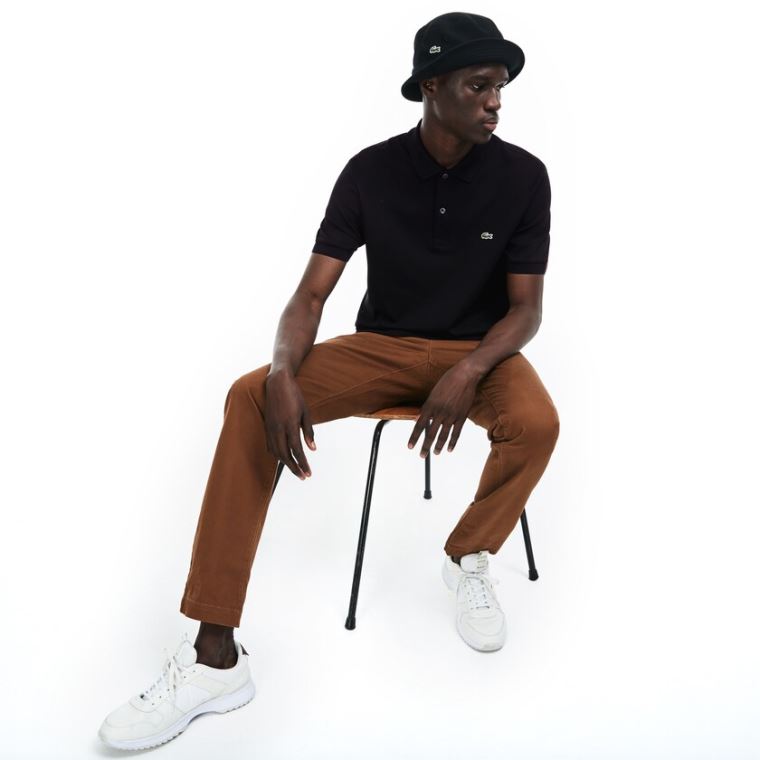 Lacoste Regular Fit Soft Bomulds Polo Sort | BPw60mXw