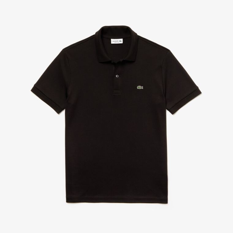 Lacoste Regular Fit Soft Bomulds Polo Sort | BPw60mXw