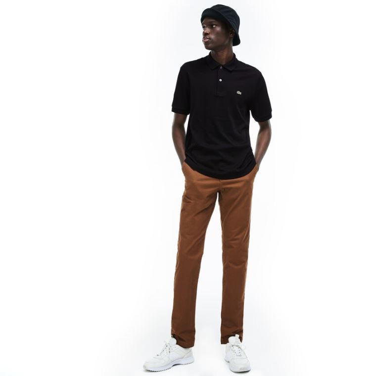 Lacoste Regular Fit Soft Bomulds Polo Sort | BPw60mXw