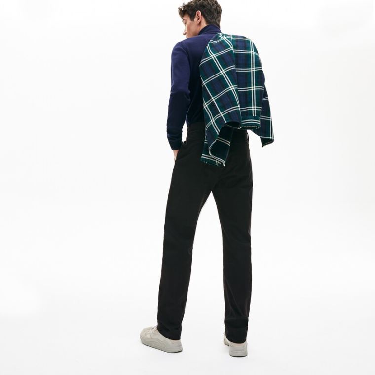 Lacoste Regular Fit Stretch Bomulds Chinos Sort | 4wb7uSRF