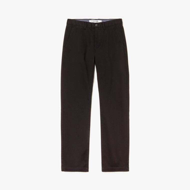 Lacoste Regular Fit Stretch Bomulds Chinos Sort | 4wb7uSRF