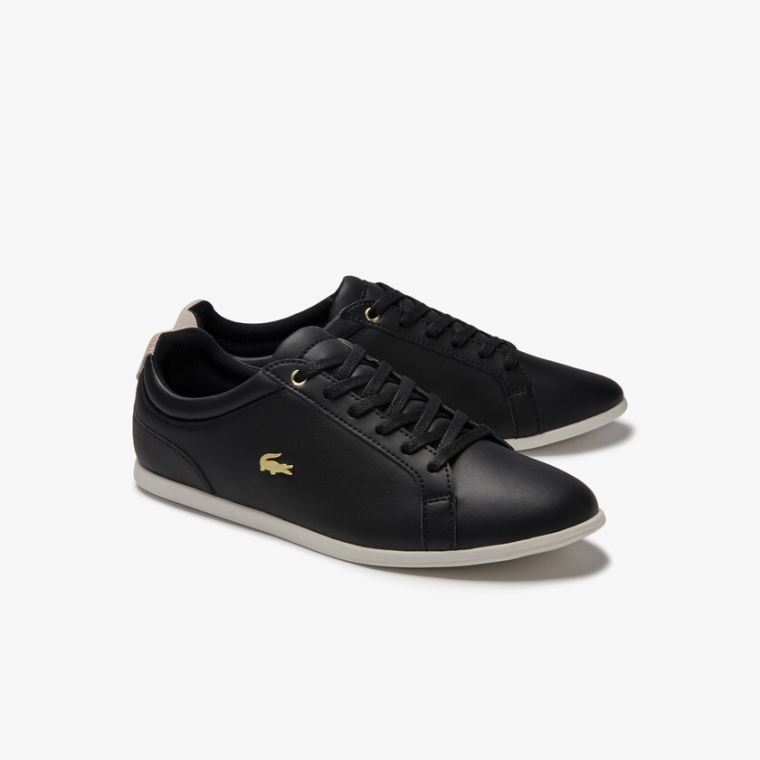 Lacoste Rey Blonder Ruskind Sneakers Sort Grå | BItwydOz