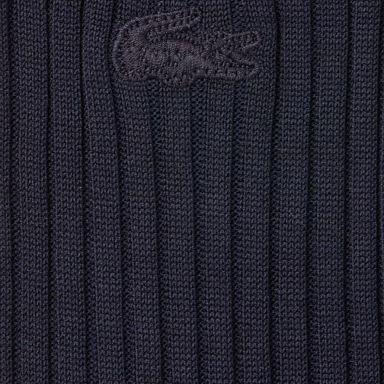 Lacoste Ribbed Socks Mørkeblå Blå | 5OBYE0iw