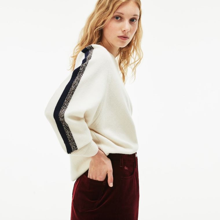 Lacoste Ribbed Stretch Velour A-Line Skirt Brune | oTren9uw