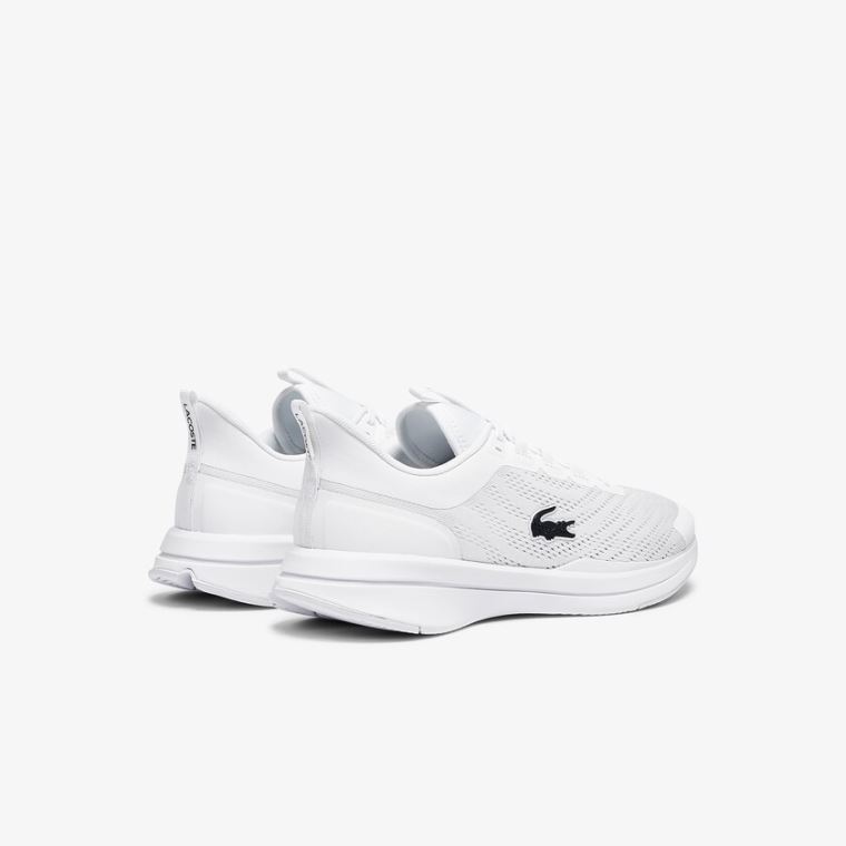 Lacoste Run Spin Tekstil Sneakers Hvide | 610hSxzZ