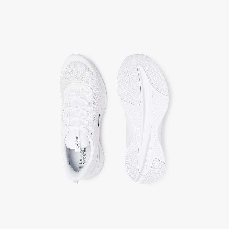 Lacoste Run Spin Tekstil Sneakers Hvide | 610hSxzZ