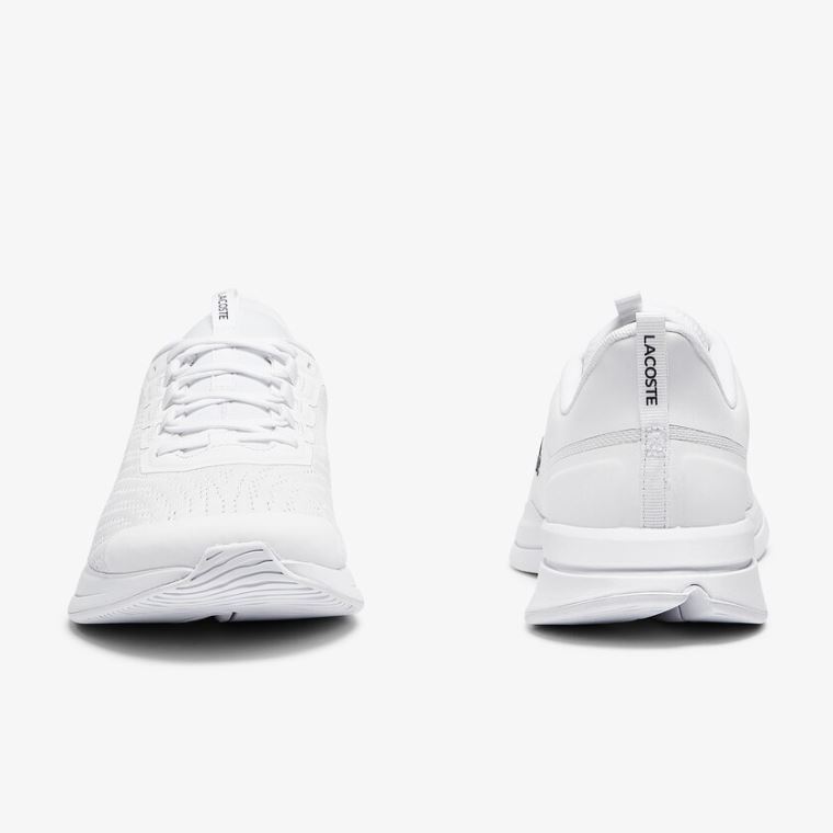 Lacoste Run Spin Tekstil Sneakers Hvide | 610hSxzZ