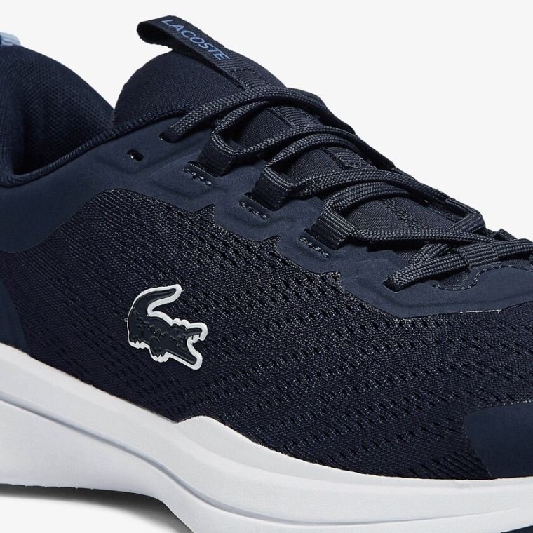 Lacoste Run Spin Tekstil Sneakers Mørkeblå | KVXL2A07