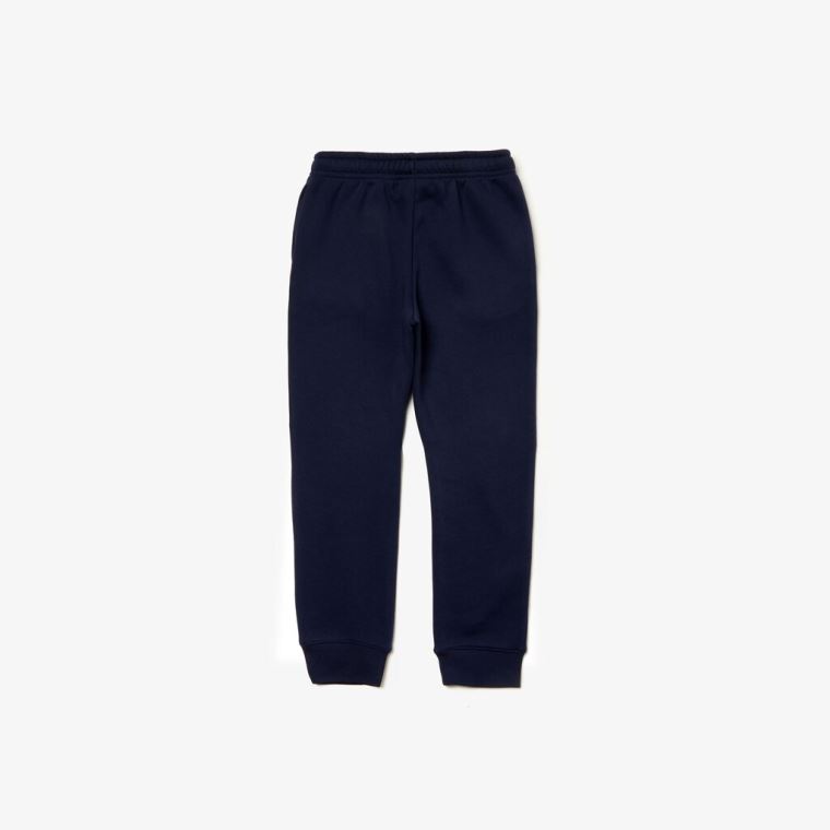 Lacoste SPORT Fleece Sweatpants Mørkeblå Blå | X6CcbwJ3