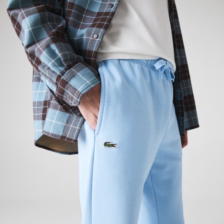 Lacoste SPORT Fleece Tennis Sweatpants Blå | BqFGEPaK