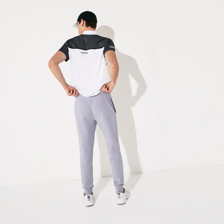 Lacoste SPORT Fleece Tennis Sweatpants Grå | EsRySAyW