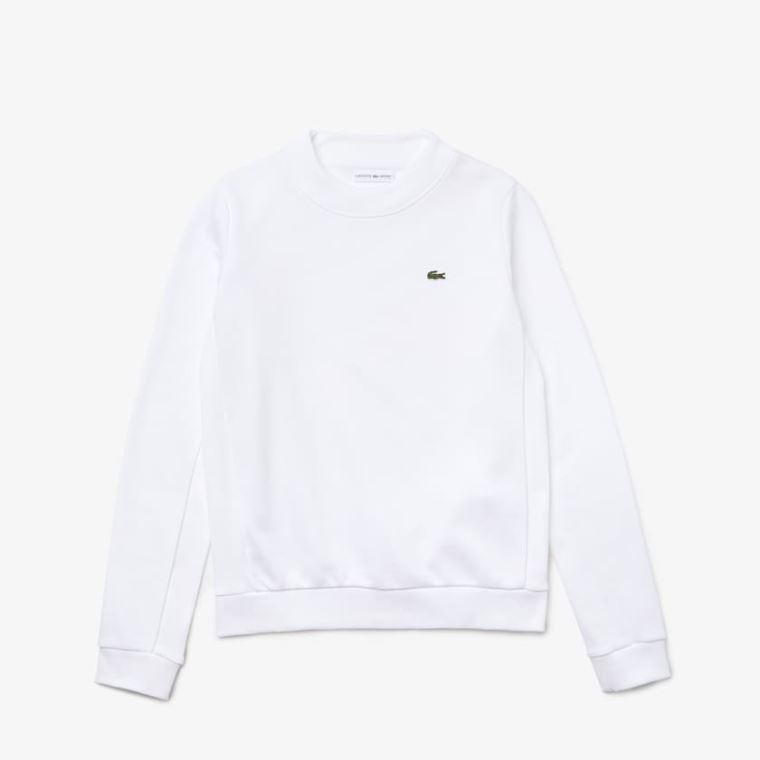 Lacoste SPORT Fleece Tennis Sweatshirt Hvide | YhPb83Ys