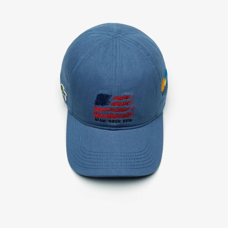 Lacoste SPORT Miami Open Edition Cap Blå | x9NU8SLt