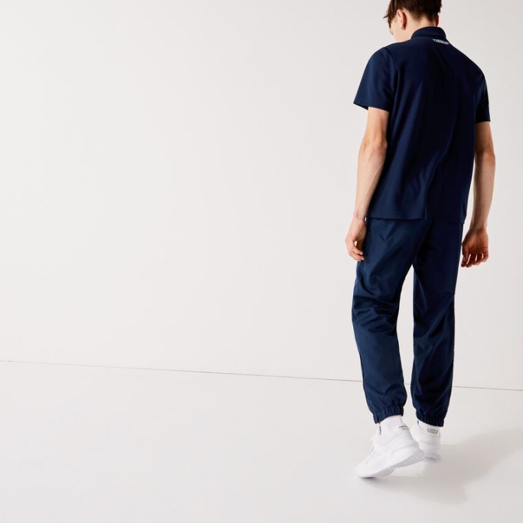 Lacoste SPORT Performance Side Zip Track Pants Mørkeblå Blå | wBwuSeGr