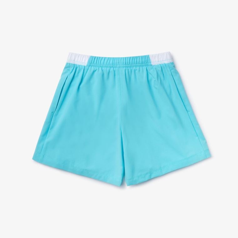 Lacoste SPORT Roland Garros Culotte Skirt Turkis Hvide Grøn | rLcU62Is