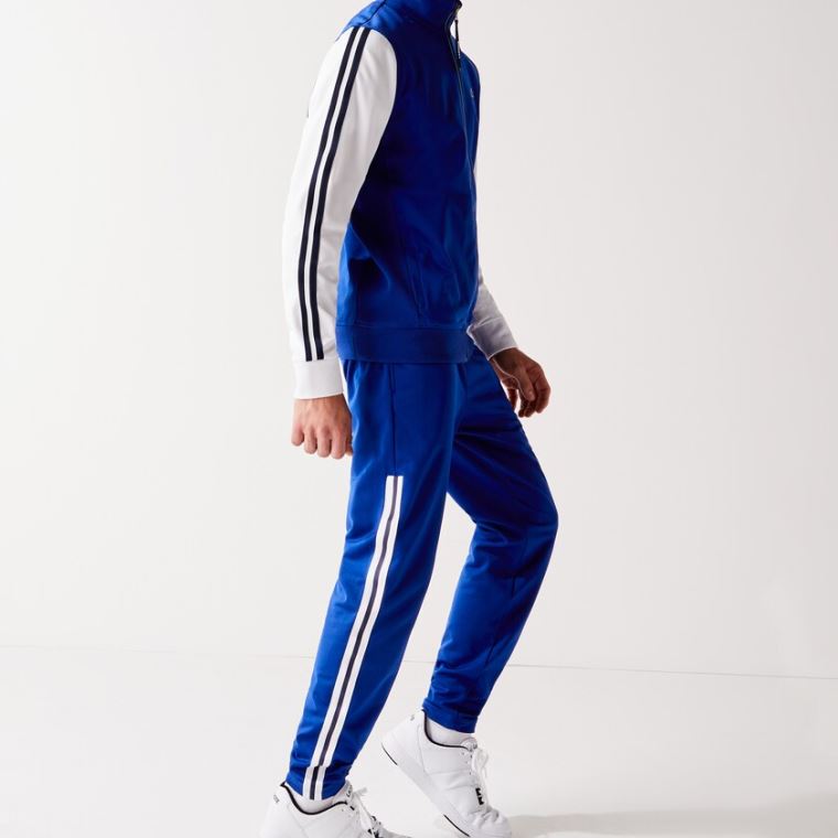 Lacoste SPORT Run-resistant Jogging Pants Blå | Ng8FmVxX