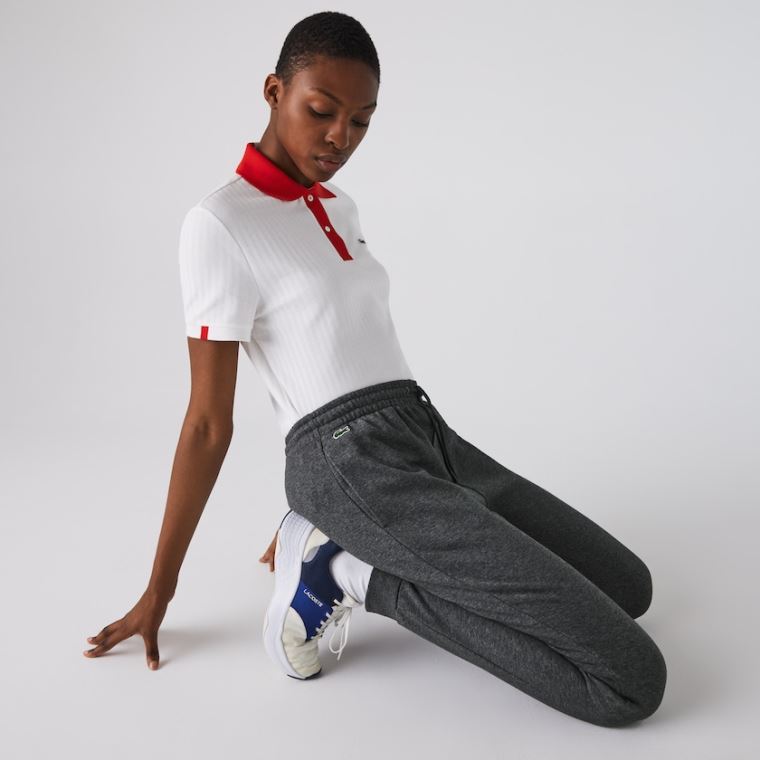 Lacoste SPORT Tennis Fleece Trackpants Grå | 1uxRgRT3