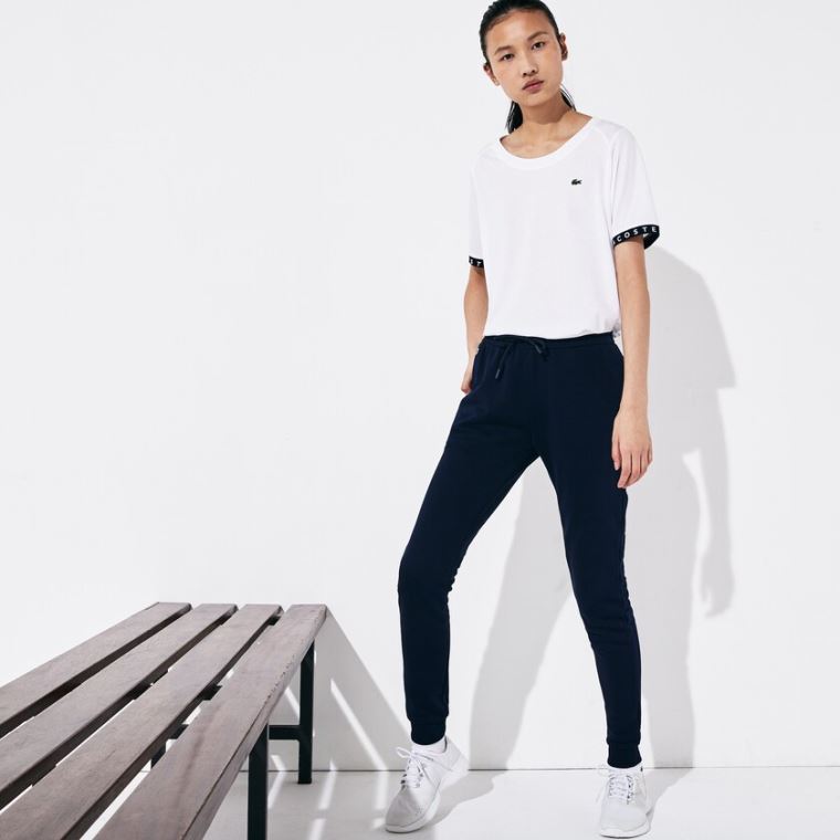 Lacoste SPORT Tennis Fleece Trackpants Mørkeblå Blå | AF34ZXxo