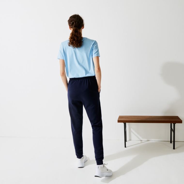 Lacoste SPORT Tennis Fleece Trackpants Mørkeblå Blå | AF34ZXxo