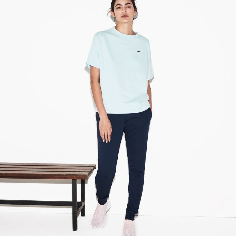 Lacoste SPORT Tennis Fleece Trackpants Mørkeblå Blå | AF34ZXxo