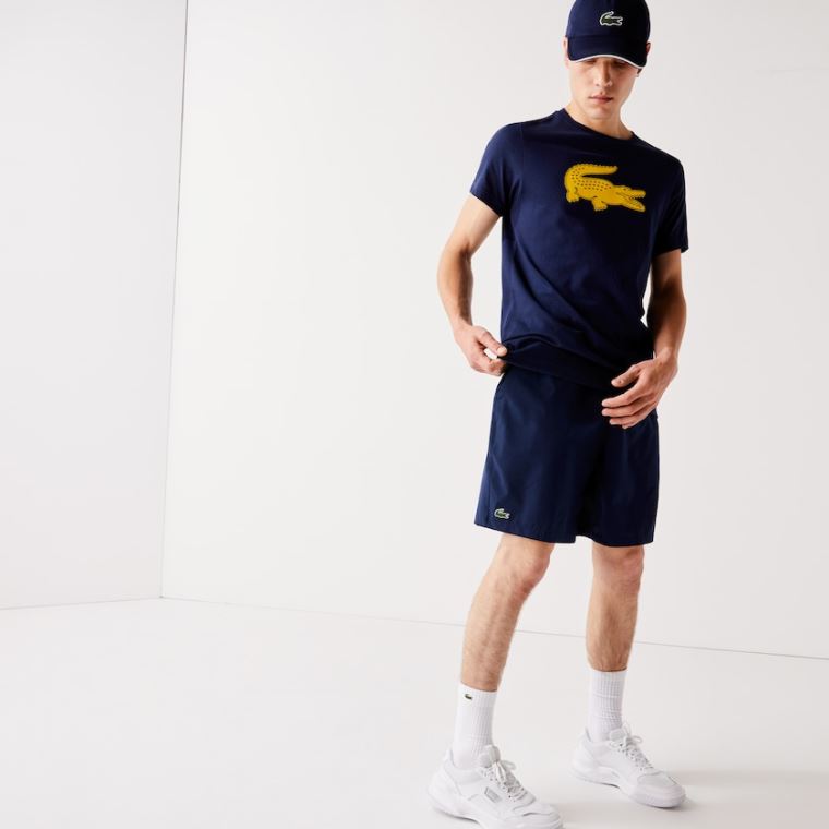 Lacoste SPORT Tennis Stretch Shorts Mørkeblå Blå | Nvy1G7eb