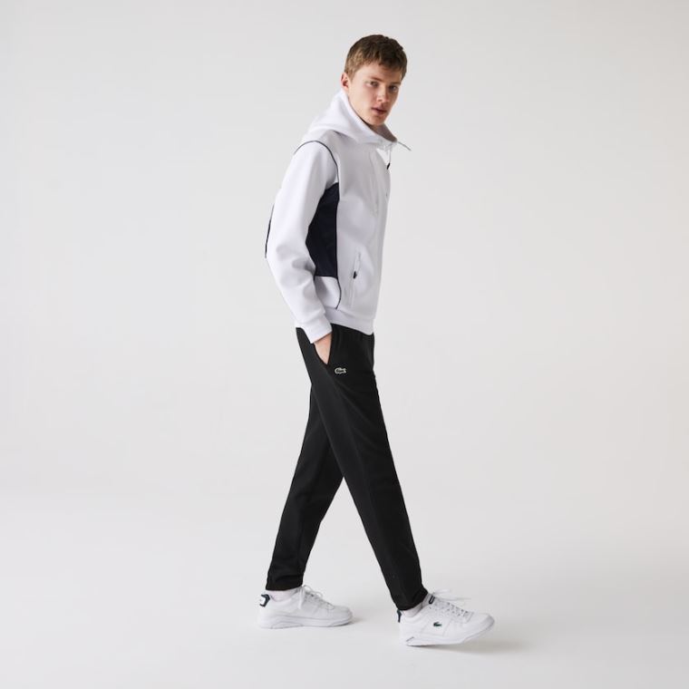 Lacoste SPORT Tennis trackpants in fleece Sort | fTMkzybl