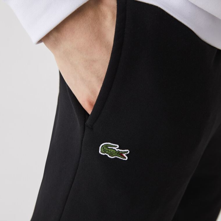 Lacoste SPORT Tennis trackpants in fleece Sort | fTMkzybl