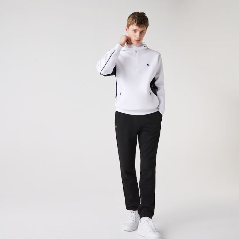 Lacoste SPORT Tennis trackpants in fleece Sort | fTMkzybl