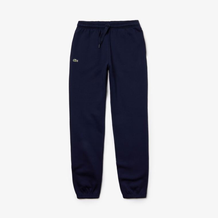 Lacoste SPORT Tennis trackpants in fleece Mørkeblå Blå | mLU7xeZc