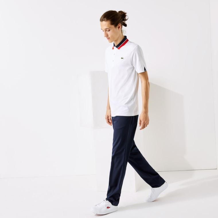 Lacoste SPORT Åndbar Stretch Golf Pants Mørkeblå Blå | RndfXRJE