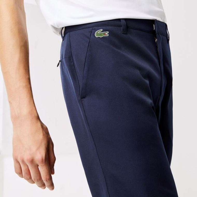 Lacoste SPORT Åndbar Stretch Golf Pants Mørkeblå Blå | RndfXRJE