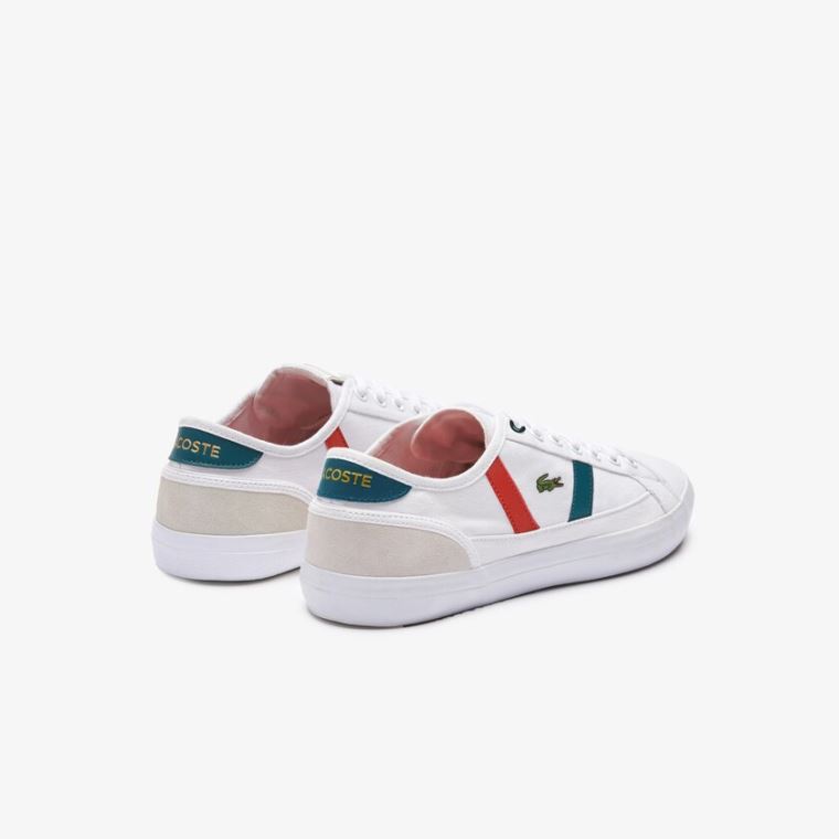 Lacoste Sideline Roland Garros Sneakers Hvide Grøn | J6C0GHzl